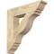 Ekena Millwork Funston Traditional Rough Sawn Bracket, Douglas Fir, 4"W x 20"D x 20"H BKT04X20X20FST01RDF - alternate 1